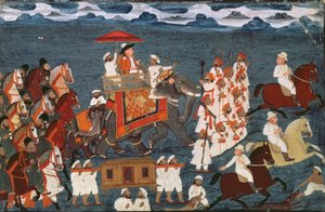 ضابط بريطاني على فيل في رحلة صيد (الغواش) (انظر أيضًا 11967)